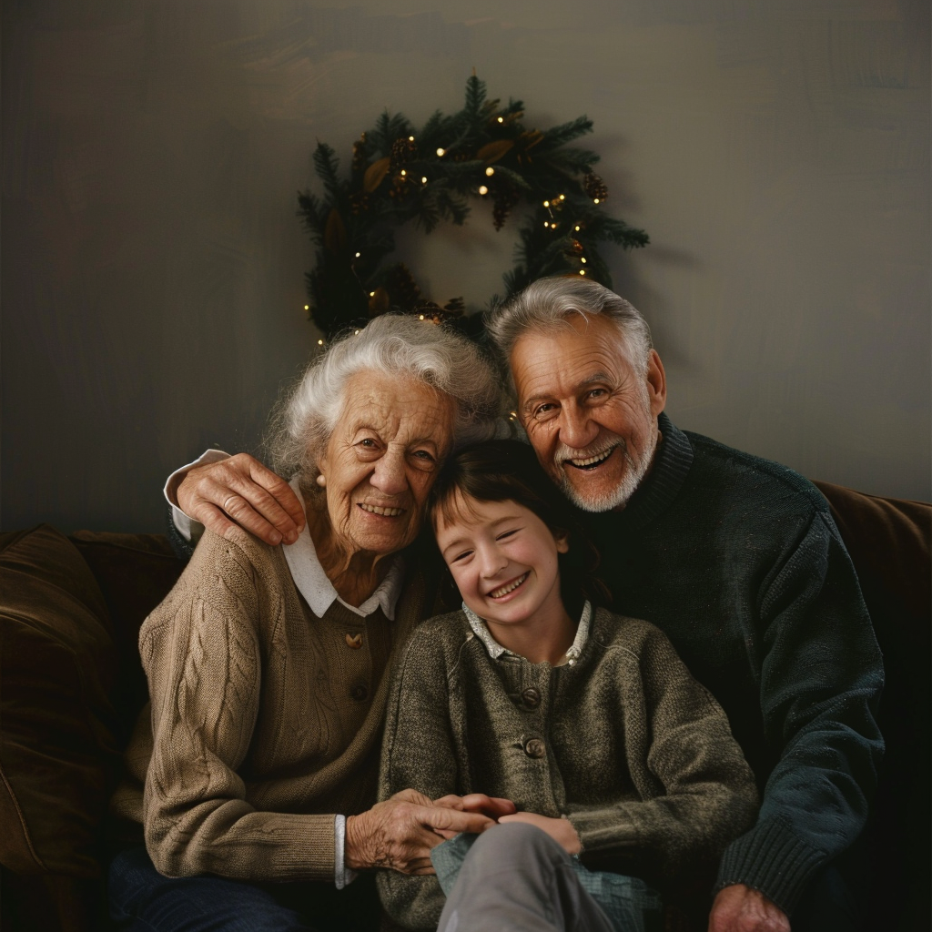 Happy family enjoying time together